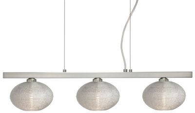 Lasso Glitter Linear Suspension by Besa Lighting