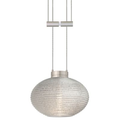 Lasso Glitter Adjustable Pendant by Besa Lighting