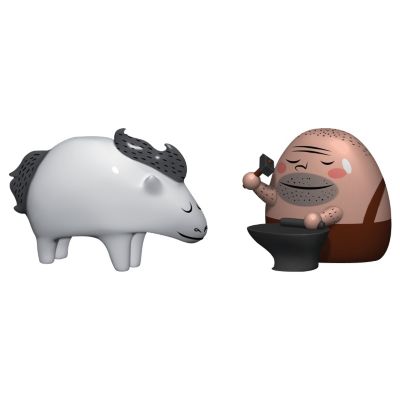 Trotto & Ernesto Set of 2 Figurines by Alessi
