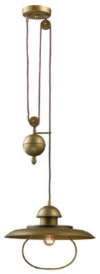 Farmhouse Pulldown Pendant by Landmark Lighting
