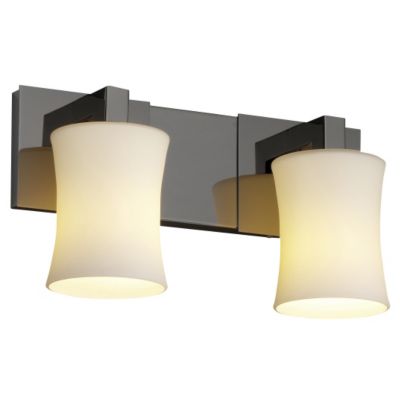 Fusion Hourglass Shade Modular Bath Bar by Justice Design