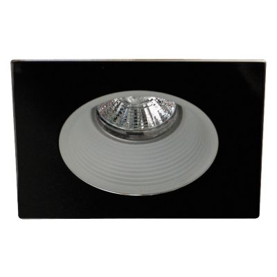 R2100V ST Downlight Square Trim with Stepped Glass Reflector by Contrast Lighting