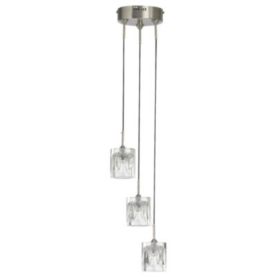 Mini Halo Ice Multi-Light Pendant by Quorum