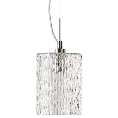 Clear Ice Mini Pendant by Quorum