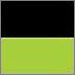Black with Acid Green