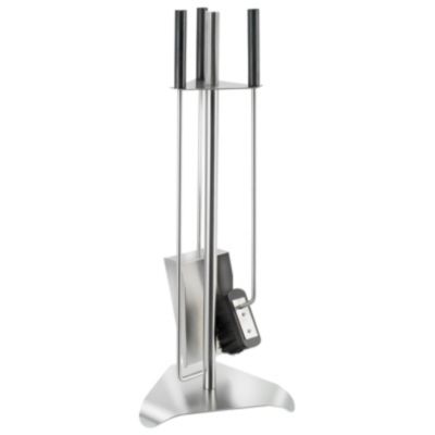 CHIMO Triangle Fireplace Set 4 Pcs. by Blomus - OPEN BOX RETURN