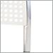 Polished Aluminum with White