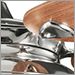 Polished Nickel with Maple