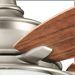 Brushed Nickel with Walnut