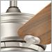Brushed Nickel with Walnut