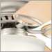 Brushed Nickel and Maple with Satin Etched
