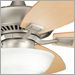 Brushed Nickel and Maple with Satin Etched