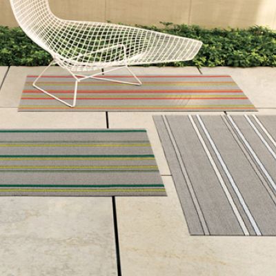 Electric Stripe Shag Indoor / Outdoor Mat by Chilewich