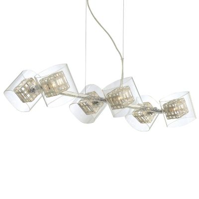 Jewel Box 6-Light Linear Suspension by George Kovacs - OPEN BOX RETURN