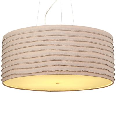 Zip Drum Pendant by LBL Lighting