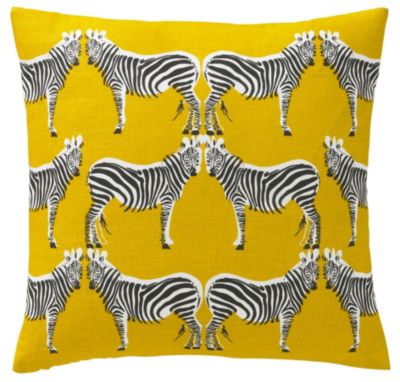 Zebra Pillow by DwellStudio