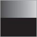 Polished Aluminum with Black Polymer