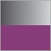 Polished Aluminum with Purple Polyester-Cotton