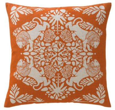 Lion Pillow by DwellStudio