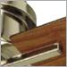 Polished Nickel with Pecan and Walnut
