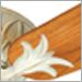 Antique White with Teak