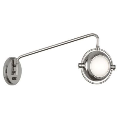 Iris Swingarm Wall Sconce by Robert Abbey