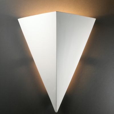 Really Big Triangle Outdoor Wall Sconce by Justice Design
