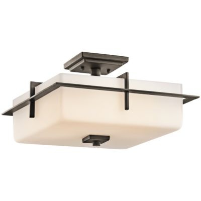 Caterham Outdoor Semi-Flushmount by Kichler