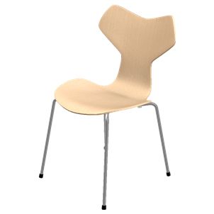 Grand Prix Chair - Natural Veneer by Fritz Hansen