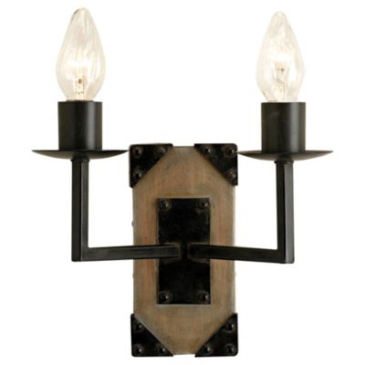 Eufaula 2-Light Wall Sconce by Currey and Company