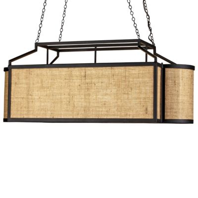 Wiggins Rectangular Chandelier by Currey and Company