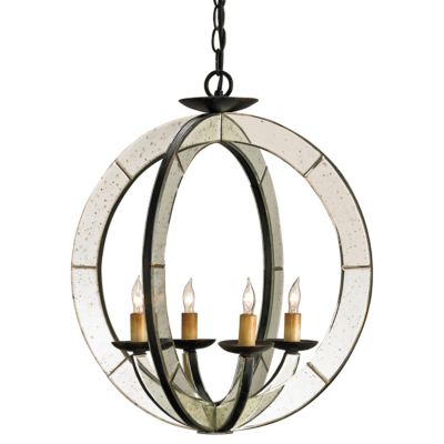 Meridian Chandelier by Currey and Company