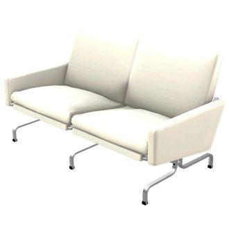 PK31 2-Seat Sofa by Fritz Hansen