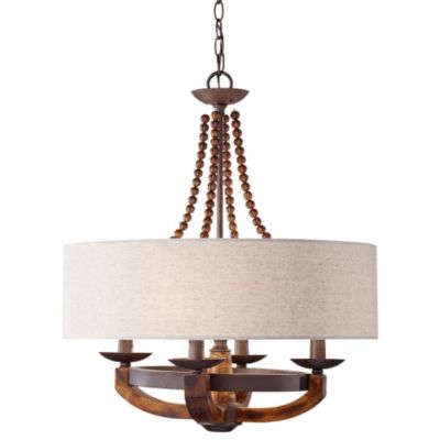 Adan Drum Chandelier by Murray Feiss