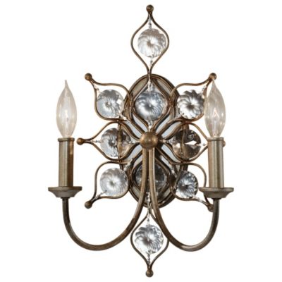 Leila 2-Light Wall Sconce by Murray Feiss