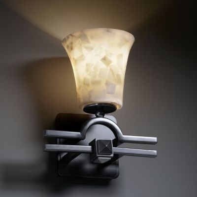 Alabaster Rocks! Argyle Wall Sconce by Justice Design
