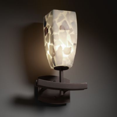 Alabaster Rocks! Archway Wall Sconce by Justice Design