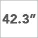 42.3 Inch