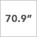 70.9 Inch