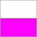 White Finish with White and Fuschia