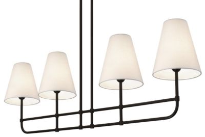 Bistro 4-Light Linear Suspension by Sonneman