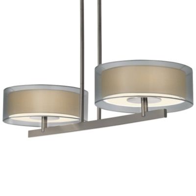 Puri 2-Light Pendant by Sonneman
