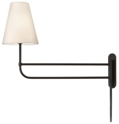 Bistro Swing Arm Long Wall Sconce by Sonneman