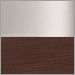 Satin Nickel with Walnut