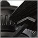 Matte Black Finish with Matte Black and Grain