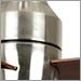 Brushed Nickel with Black