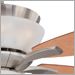 Brushed Nickel, Frosted with Maple