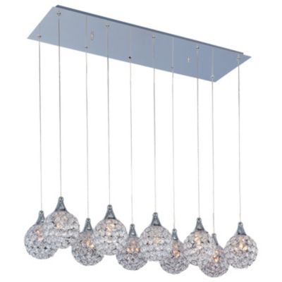 Brilliant Rectangle Multi-Light Pendant by ET2