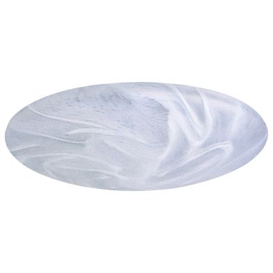 Decorative Swirled Etched Opal Glass Trim by Juno Lighting