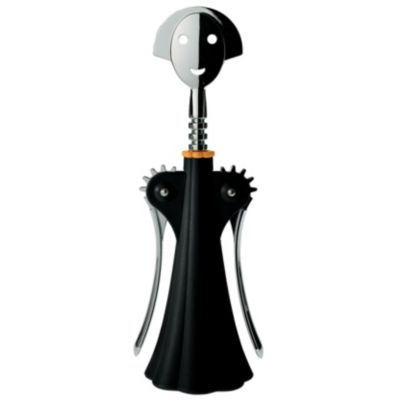 Anna G. Corkscrew (Black) by Alessi - OPEN BOX RETURN